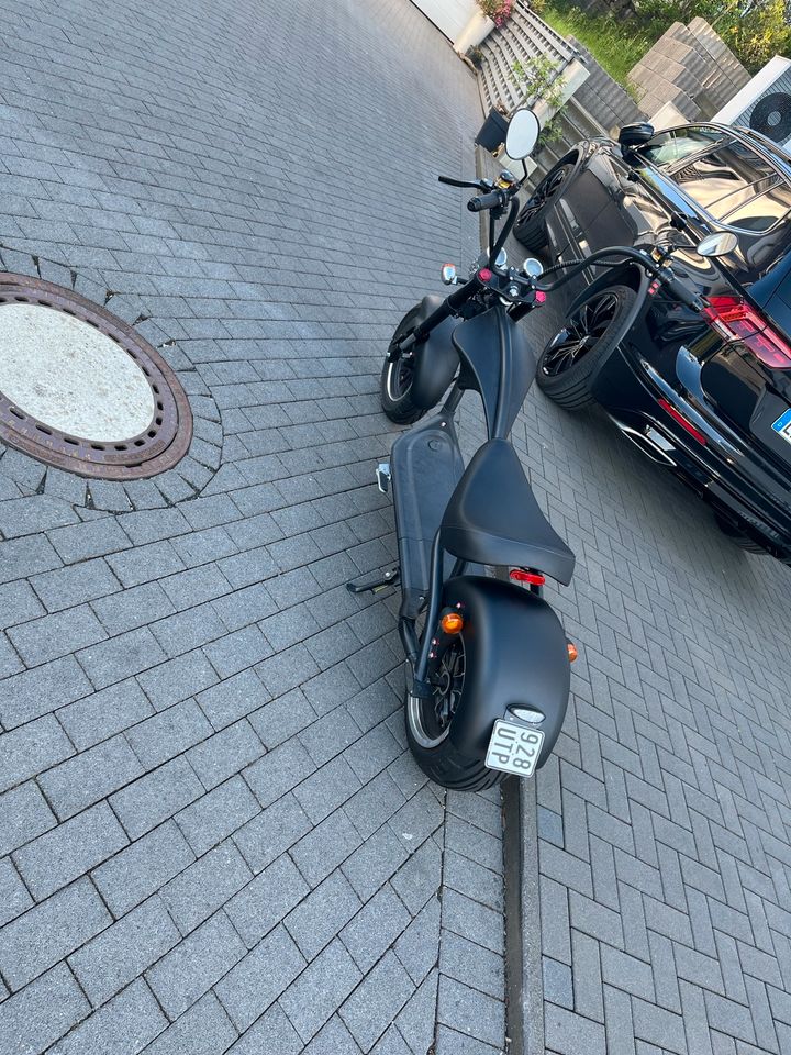 E-Roller E-Chopper E-Scooter  X9 45kmh mit Strassenzulassung in Gevelsberg