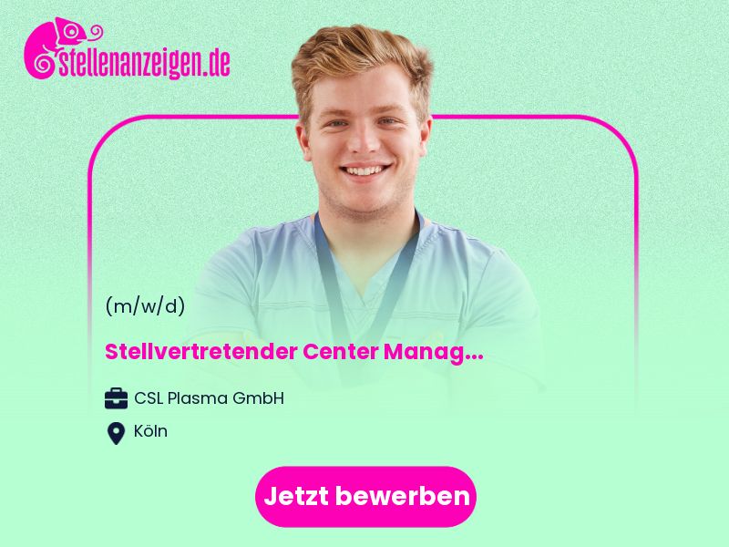 Stellvertretender Center Manager (m/w/d) in Köln