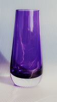 Vintage Retro Vase - Rauchglas Lila Rheinland-Pfalz - Idar-Oberstein Vorschau