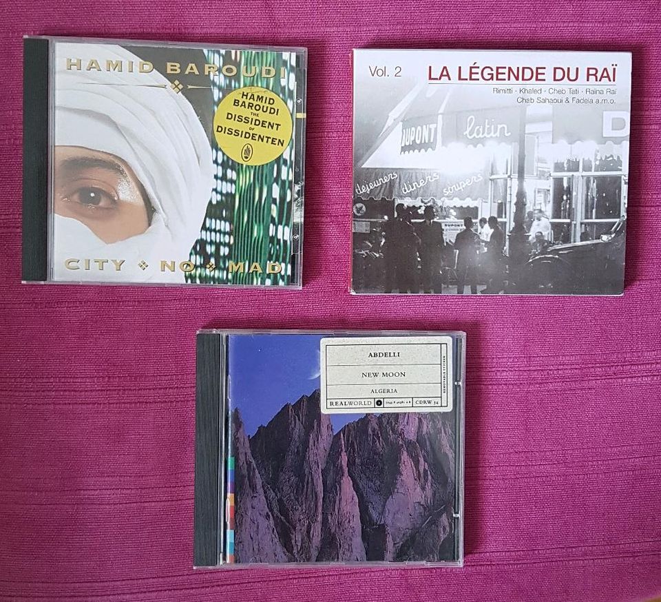 3 CDs Weltmusik Maghreb / Rai in Wiesbaden