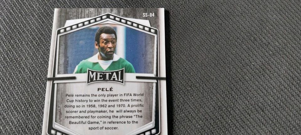Leaf Trading Card • Pelé 1/3 ▪︎ Metal Stars • Rare • No PSA in Duisburg