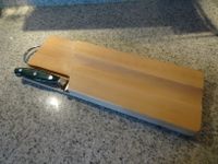Messer mit Schneidebrett Massiv Holz `` Tagliasalumi`` Baden-Württemberg - Ludwigsburg Vorschau