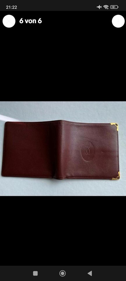 Must De Cartier Vintage Wallet Card Portemonnaie Brieftasche in Berlin