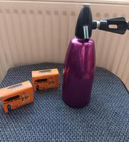 DDR Heimsprudler, Syphon Natur Soda  lila - 10 Patronen 0,5 Liter Sachsen-Anhalt - Klötze Vorschau