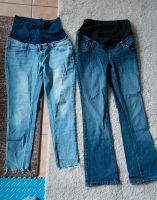 2x Umstandshose lange Jeans Gr. 38 M Schwangerschaft Nordrhein-Westfalen - Mönchengladbach Vorschau