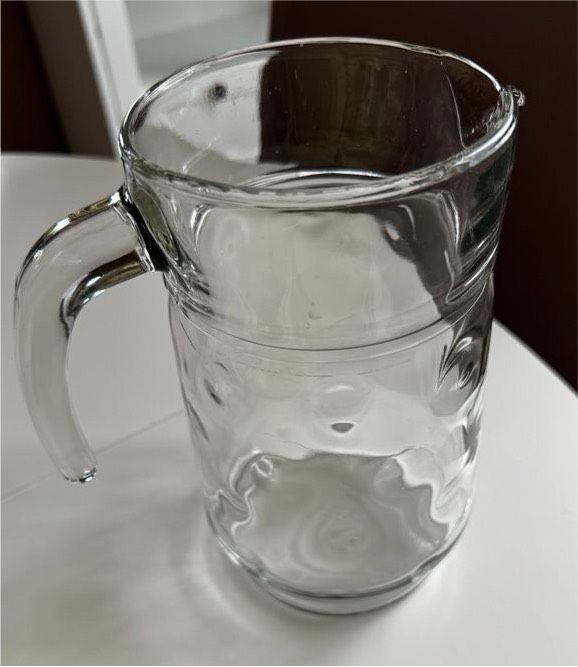 Wasserkaraffe Glas groß in Nordenholz