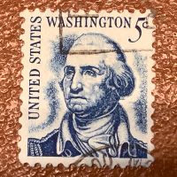 USA alte Briefmarke 5 Ct Washington blau Berlin - Spandau Vorschau