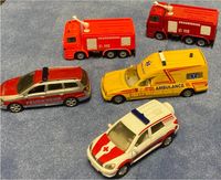 SIKU Feuerwehr Rettungsdienst Autos Modellautos 5x Köln - Rodenkirchen Vorschau