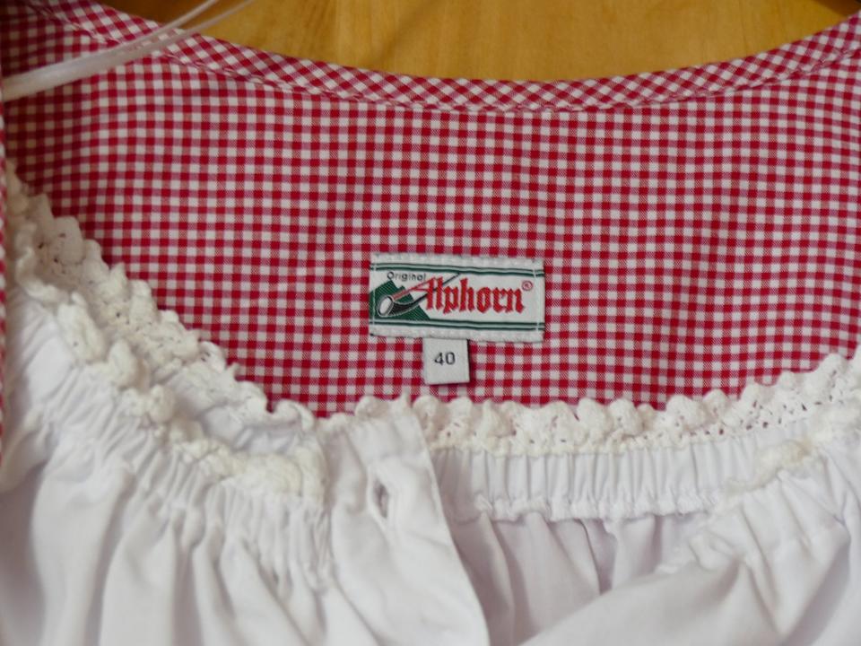Schönes "Alphorn" Dirndl. Schwarz / rosé. Sehr gute Qualität. in Gärtringen