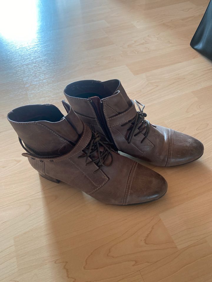 Stiefelette Schuhe Stiefel Jette Gr. 40/41 in Weinsheim (Kr Bad Kreuznach)