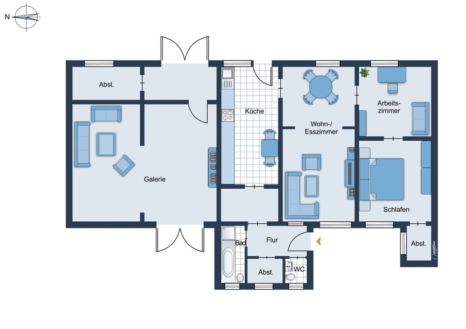 Ulrichstein - Wohnhaus mit Scheunenanteil, kleinem Schuppen und Nebengebäude / Grundstück ca. 844 m² in Ulrichstein