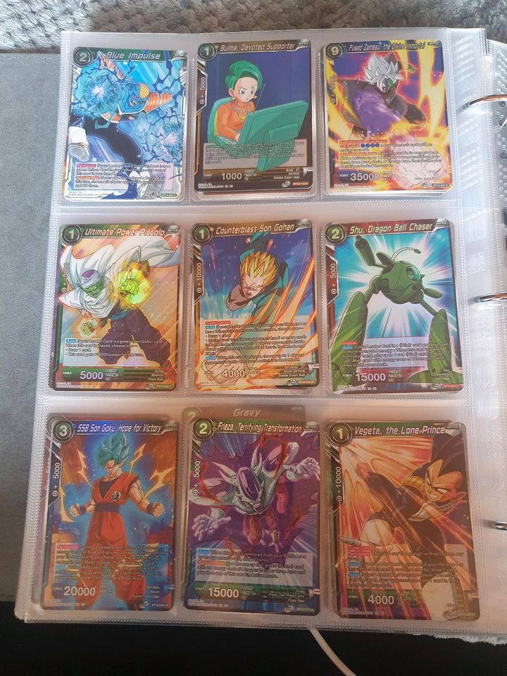 Dragonball TCG Ordner einzel Karten in Hürth