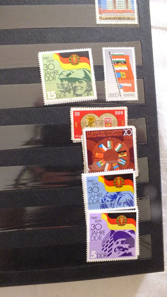 DDR / BRD Briefmarken Sammlung Teil 3 in Samtens