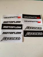 9x Sticker für Motorrad Radical, Motoflow, Gearparts Bayern - Ortenburg Vorschau
