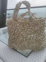 Hàkeltasche metallic gold Handarbeit Nordrhein-Westfalen - Ense Vorschau