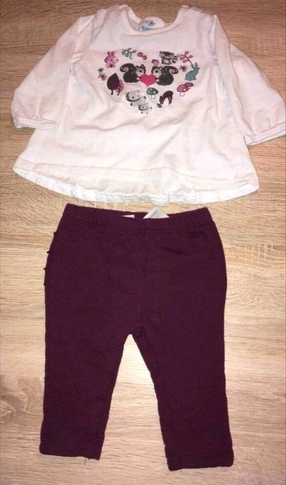 Baby Mädchen Set Dopomini Hose und Topomini Shirt Größe 68 in Niederkrüchten