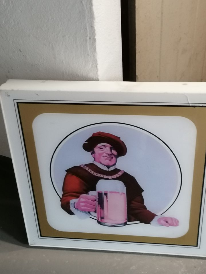 Vintage Werbeschild, Bierschild, Leuchtreklame, in Bonn