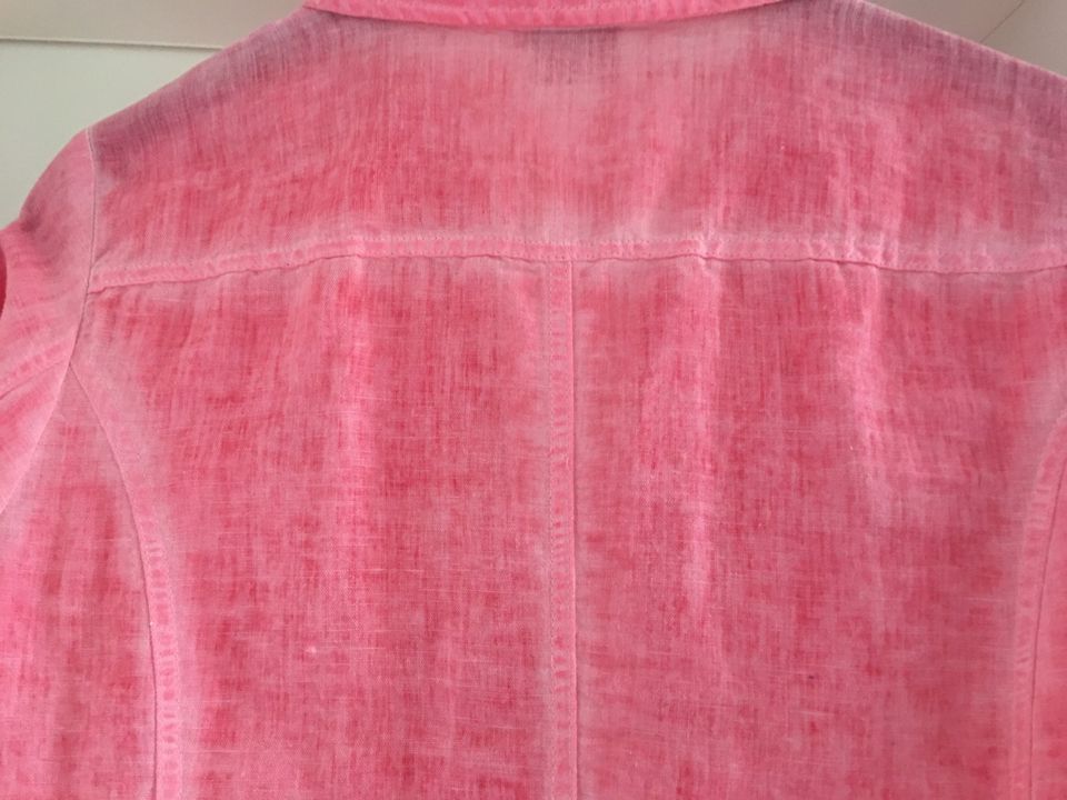 Leinen Bluse Jacke Flaks BW 40 M dreamstar pink rosa lachs Neu in Altenkirchen