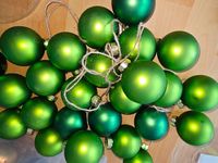 25 x Christbaumkugel - Weihnachtskugel - Glaskugel grün matt Baden-Württemberg - Süßen Vorschau