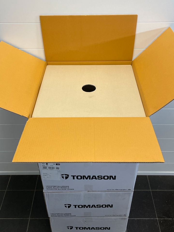 4x 19 Zoll Felgenkartons Kartons Verpackung Versand in Rhaunen