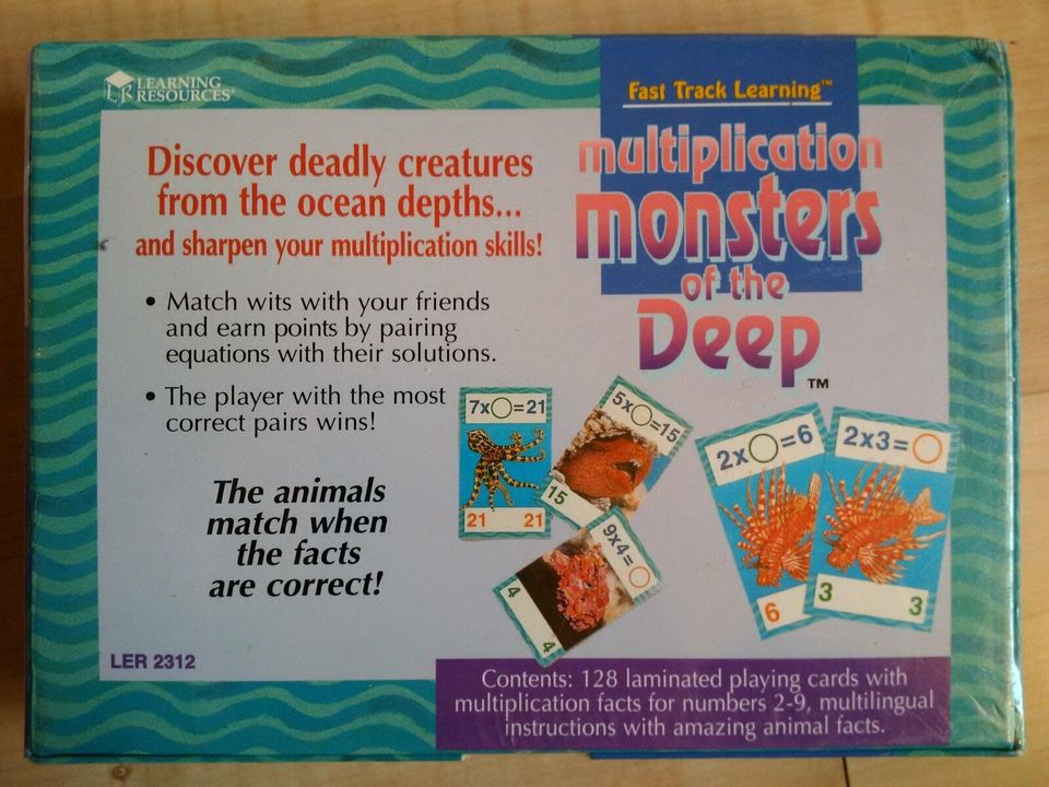 Multiplication Monsters Of The Deep Lernspiel Education math in Norden