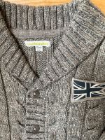 Vertbaudet Strickjacke Cardigan grau beige Ge 114, 6 Jahre Bayern - Gröbenzell Vorschau