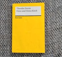 Theodor Storm Hans und Heinz Kirch / Roman / Buch Hannover - Vahrenwald-List Vorschau