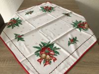 Weihnachtstischdecke Muster Tannenzweige mit Glocken rot - eingef Essen - Huttrop Vorschau
