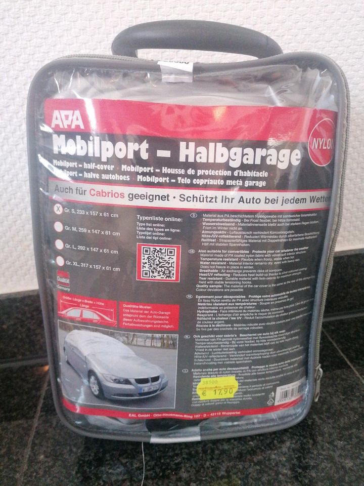 APA Mobilport Halbgarage Nylon Gr. S in Stolberg (Rhld)