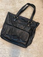 Schwarze Ledertasche von Hilfiger Denim Rheinland-Pfalz - Langenlonsheim Vorschau