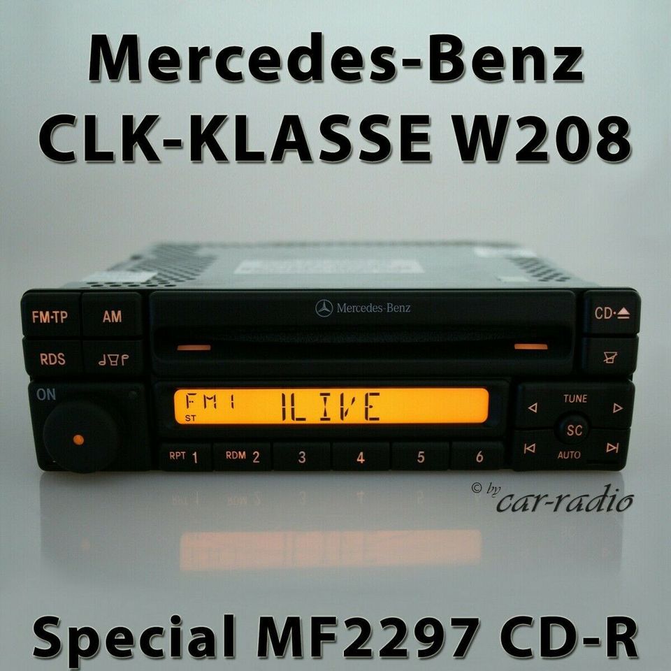 Original Mercedes Special MF2297 CD W208 Radio CLK-Klasse C208 in Gütersloh