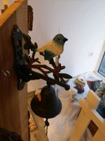 Glocke aus massivem Gusseisen mit einem Vogel verziert, Neu Niedersachsen - Rhauderfehn Vorschau