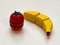 Tomate und Banane schneiden Kaufladen Kinderküche Klett Hessen - Darmstadt Vorschau