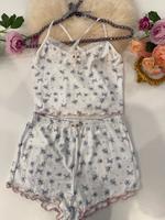 Neu Pyjama Schlafanzug Nachtwache Set Shirt Shorts Zweiteiler Hamburg-Mitte - Hamburg Altstadt Vorschau