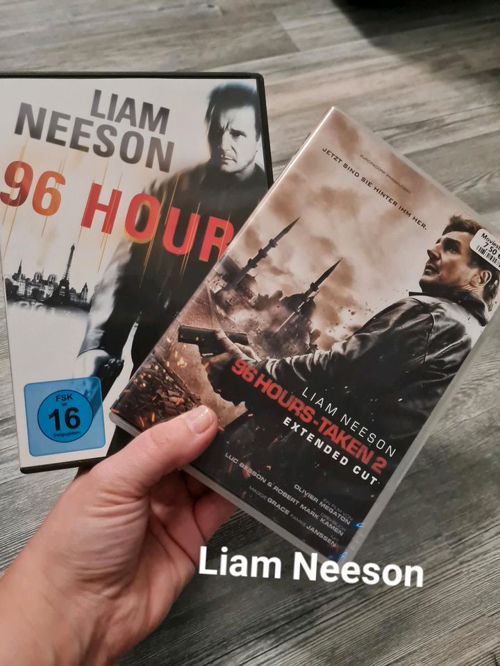 96 Hours Liam Neeson DVDs Filme 1-2 in Fuldabrück
