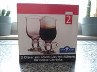 2 Gläser aus edlem Glas mit Rühren für heiße Getränke OVP(neu) Nordrhein-Westfalen - Paderborn Vorschau