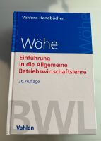 Wöhe Einführung in die Allgemeine Betriebswirtschaftslehre Berlin - Reinickendorf Vorschau