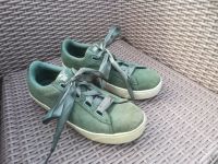 Puma Mädchen Sneaker Sportschuhe Wildleder grün, Gr. 36 Bayern - Obing Vorschau