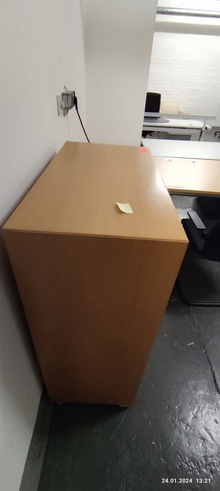 Sideboard König+Neurath 3 Ordnerhöhen Echtholzfurnier buche 80cm in Düsseldorf