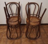 4 (3 plus 1) Stühle, alt, Wiener Geflecht, w.THONET Vintage, Deko Saarland - Wadern Vorschau