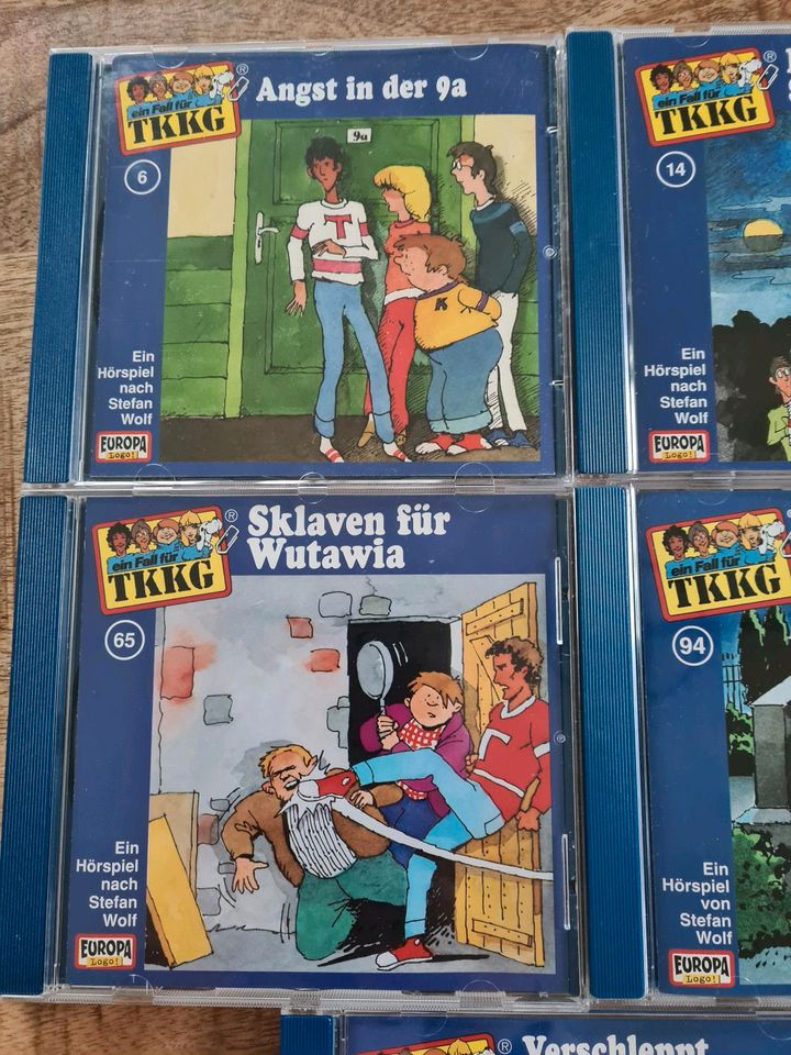TKKG CDs alltes Cover Folge 6/14/32/65/94/127/137 in Grefrath