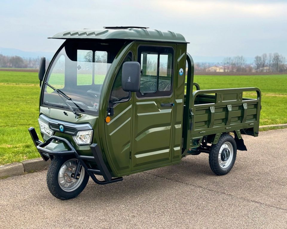 Kabinenroller Cargo Premium Elektro Pritsche 45 km/h 25 km/h Pickup ape in Dürnau