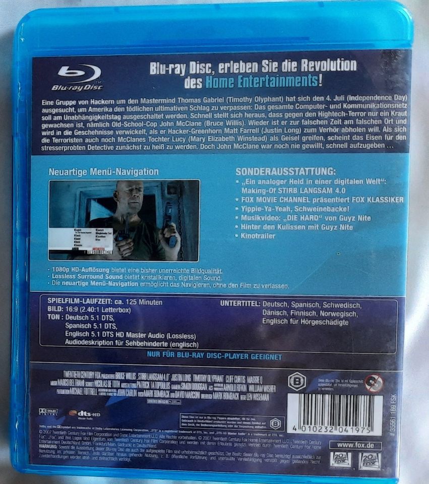 STIRB LANGSAM 4.0 - BLU-RAY BLURAY BLUERAY in Schöningen