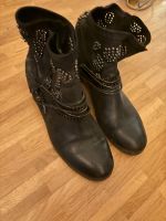 Italienische Bikerstiefel, schwarz, mit schönen Details, Größe 41 Altona - Hamburg Altona-Nord Vorschau