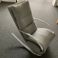 Relax Schaukelsessel Yelda grau Schaukelstuhl mit Hocker modern Nordrhein-Westfalen - Kirchlengern Vorschau