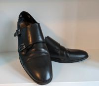 Elegante schwarze Herrenschuhe (Doppelmonk) von Topman, Größe 42 Hessen - Offenbach Vorschau