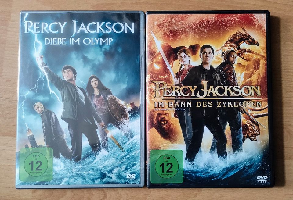 Percy Jackson - "Diebe im Olymp" + "Im Bann des Zyklons", 2 DVDs in Frankfurt am Main