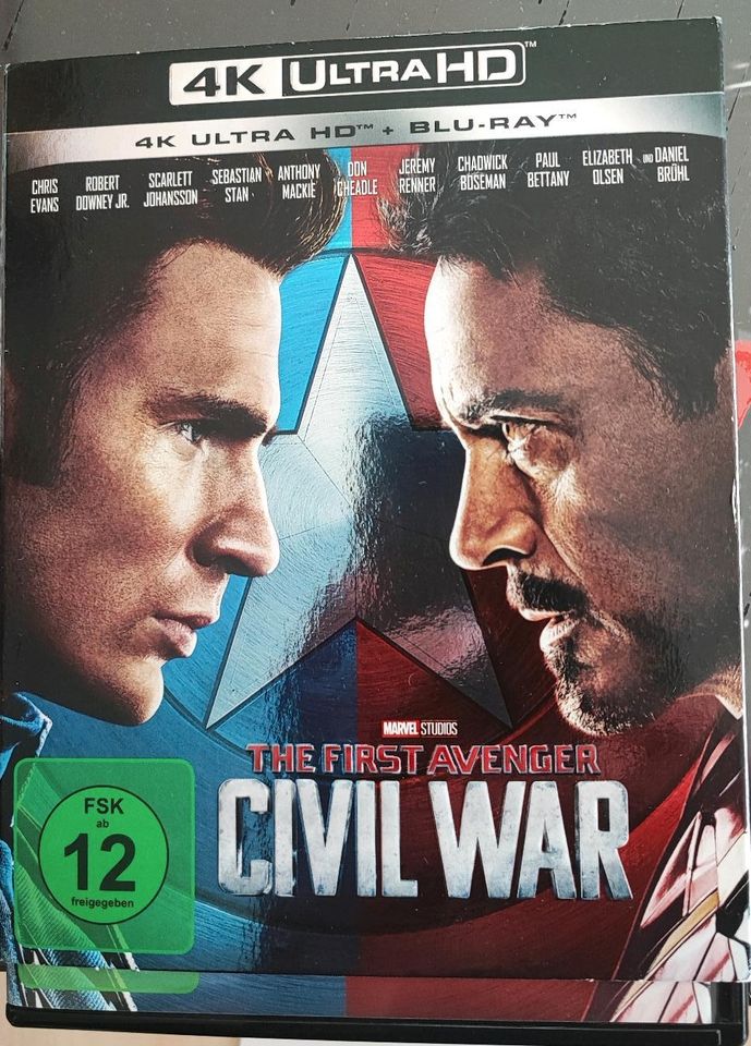 Captain America Civil War - 3D Bluray/Bluray in Villingen-Schwenningen