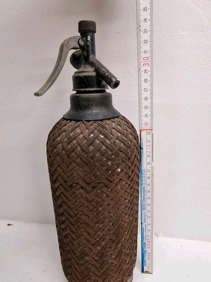 Antike Soda Siphon Flasche ca 1920 in Heusweiler