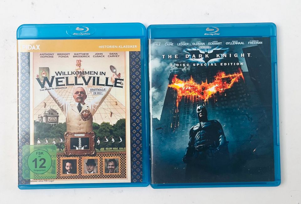 BluRay Bale Ledger The Dark Night Batman Willkommen in Wellville in Schwarme